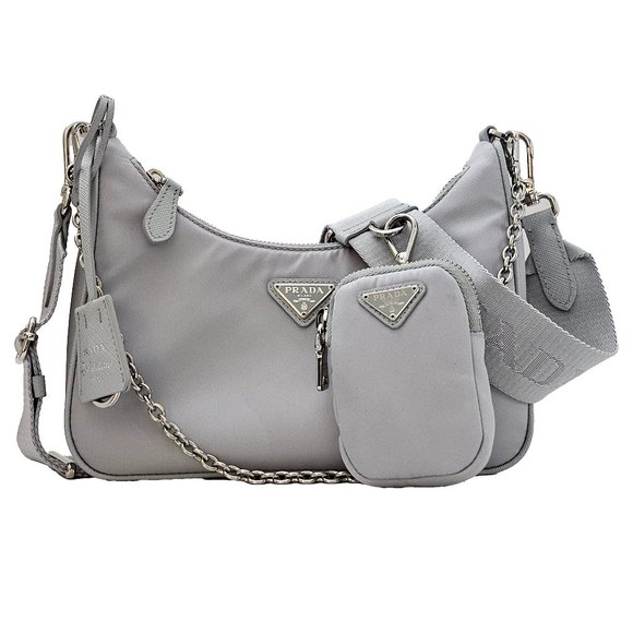 Prada Handbags - Prada Nylon 2005 Re-Edition Fiordaliso Blue Crossbody Bag